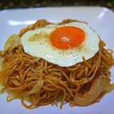 鉄板焼きで焼きそばパーティー